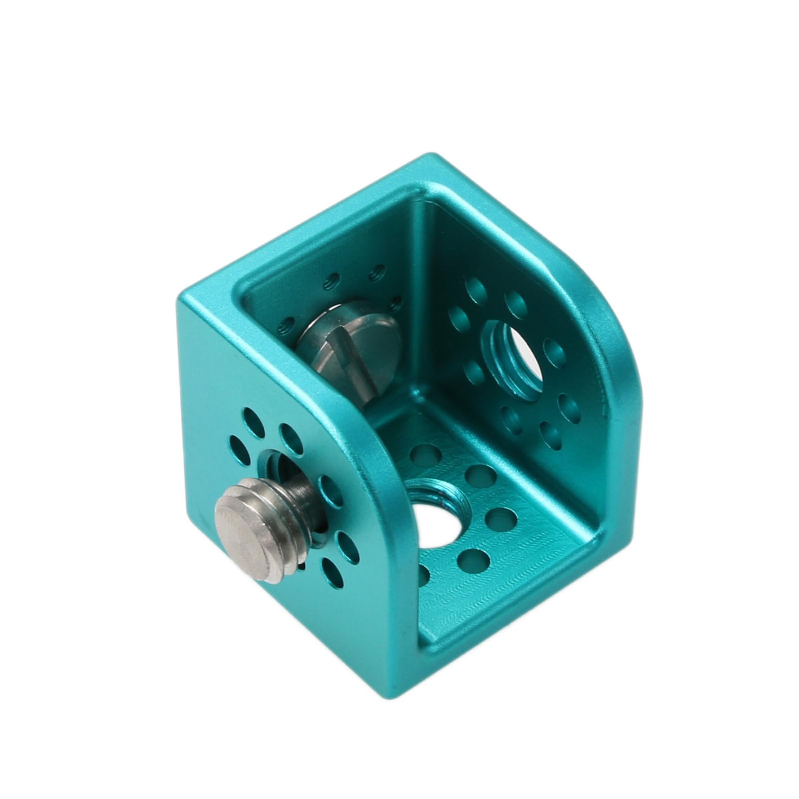 HangTon Block 3/8" Thread Bracket Lock Mounting Adapter for ARRI Sony RED Camera Lens Motor Teradek Wireless Blue