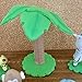 Jungle Animal Cake Topper Decorations - Safari Set - for Baby Showers, Birthdays - Giraffe, monkey, zebra, lion, tiger, elephant, palm tree - Party favor supplies