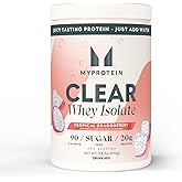 Myprotein Clear Whey Isolate Protein Powder, 15 Servings (0.8lbs) Tropical Dragonfruit, 20g Protein per Serving, Naturally Flavored Drink Mix, Daily Protein Intake for Superior Performance