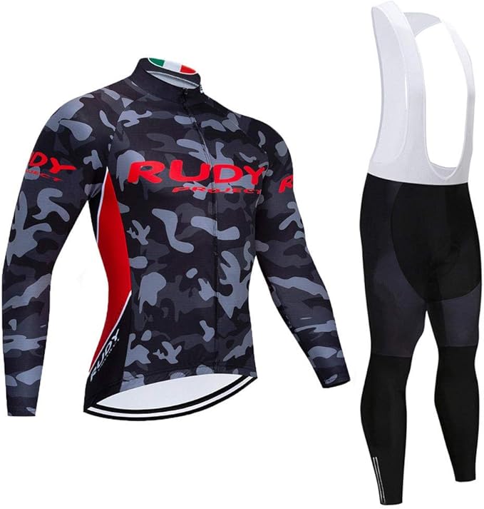 Amazon メンズサイクリングウェア秋冬 メンズサイクリングウェア 長袖ジャージ ズボン ジェルパッド サイクリングスポーツウェア メンズサイクリングジャージ 赤2 5xl サイクル 自転車 サイクルジャージ 通販