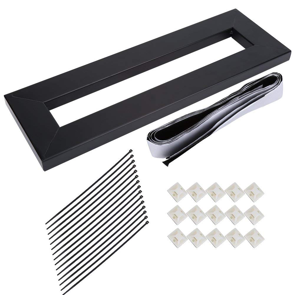 Bnineteenteam Pedal Board,1Set Electric Guitar Effects Pedals Board with 15 Ribbon and Gommures,guitar Board with Setup Tape Clamp and 2 Size to Choose(small) Mini Pedal Board Effect