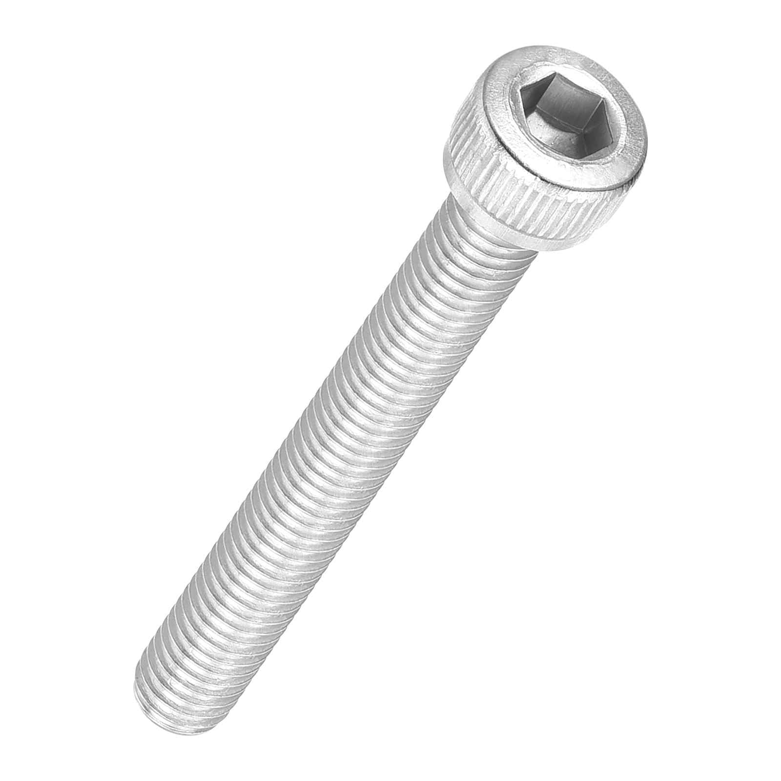 Kozelo 40pcs Socket Head Cap Screws - [M5-0.8 x 40mm] 304 Stainless Steel Allen Socket Drive for Electrical Motor 3D Printing Fan Engine Replacement Use, Silver — image 1