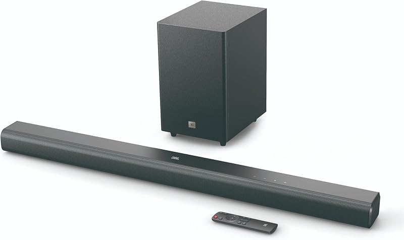 JBL Cinema SB 550 Barra de som de 3.1 canais com subwoofer integrado para graves profundos e 250 watts de Dolby Audio para uma experiência de audição de qualidade, preto, EU Plug (tipo C)