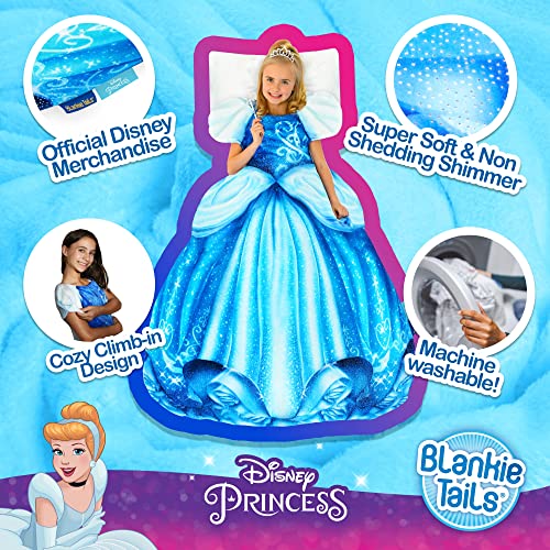Blankie Tails Cinderella Disney Princess Dress Blanket, Machine