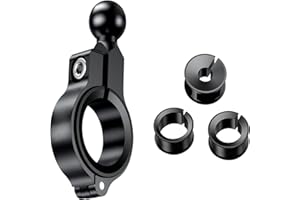 Ball Mount Base Holder 0.67"(17mm) Compatible with RAM/iMISTOU Mounts & 0.67 inch Ball Socket Systems Arms for Bike&Motorcycl