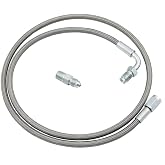 Allstar Performance 46100 3 48" Clutch Line Kit-Chrome &amp; Grey