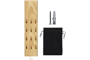 Dart Holder for Wall - Compact Dart Storage Rack,Wooden Holder for 12 Tip Darts, Suitable for Game Room, Home Bar Decor