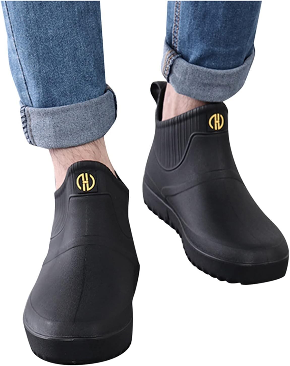 insulated ankle rain boots