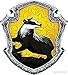 Harry Potter Hufflepuff Silver Tone Cartoon Comic Logo Charm Bracelet w/Gift Box by Superheroes
