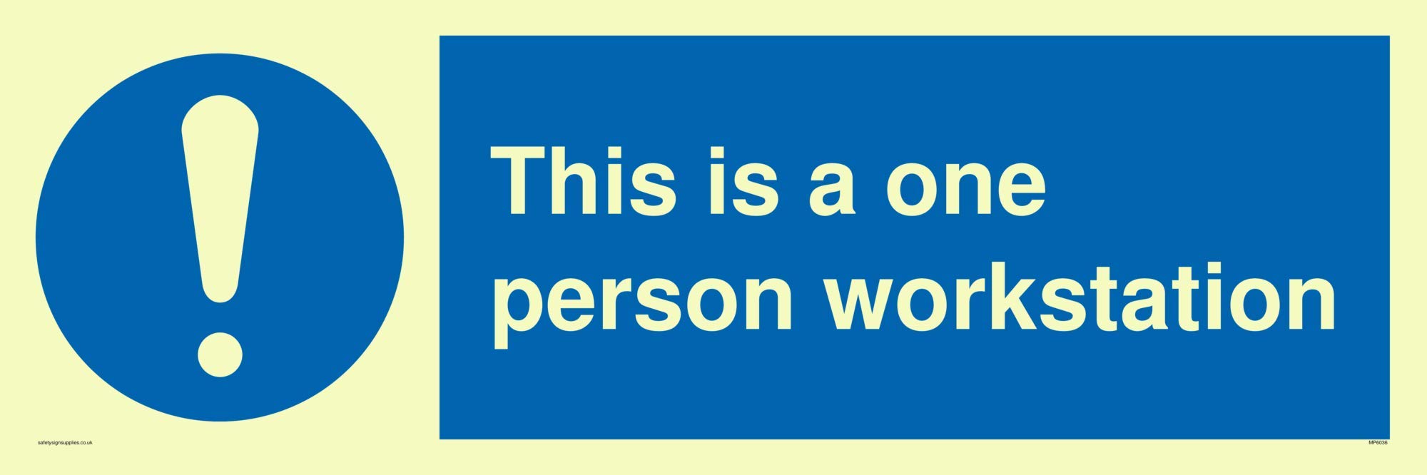 This is a one person workstation