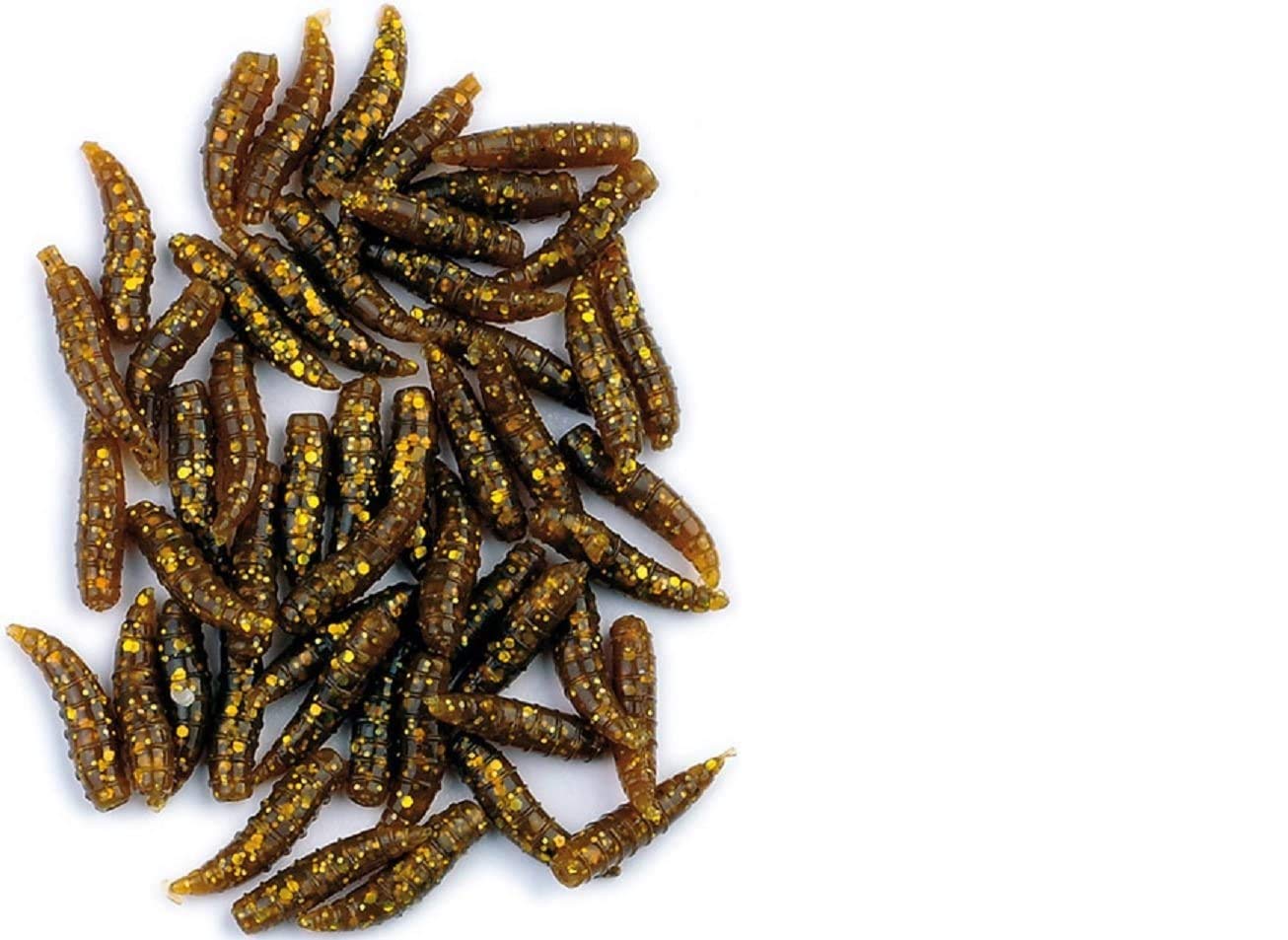 blntackle76 Behr Art Maggots Set of 2 Packs (80 in Total) Bronze Brown Glitter