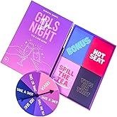 Berserk Games Girls Night in - Bachelorette Party Game, Adult Card Game with Spinner, Funny & Flirty Questions for Girls Night, Bridal Shower & Birthday Parties