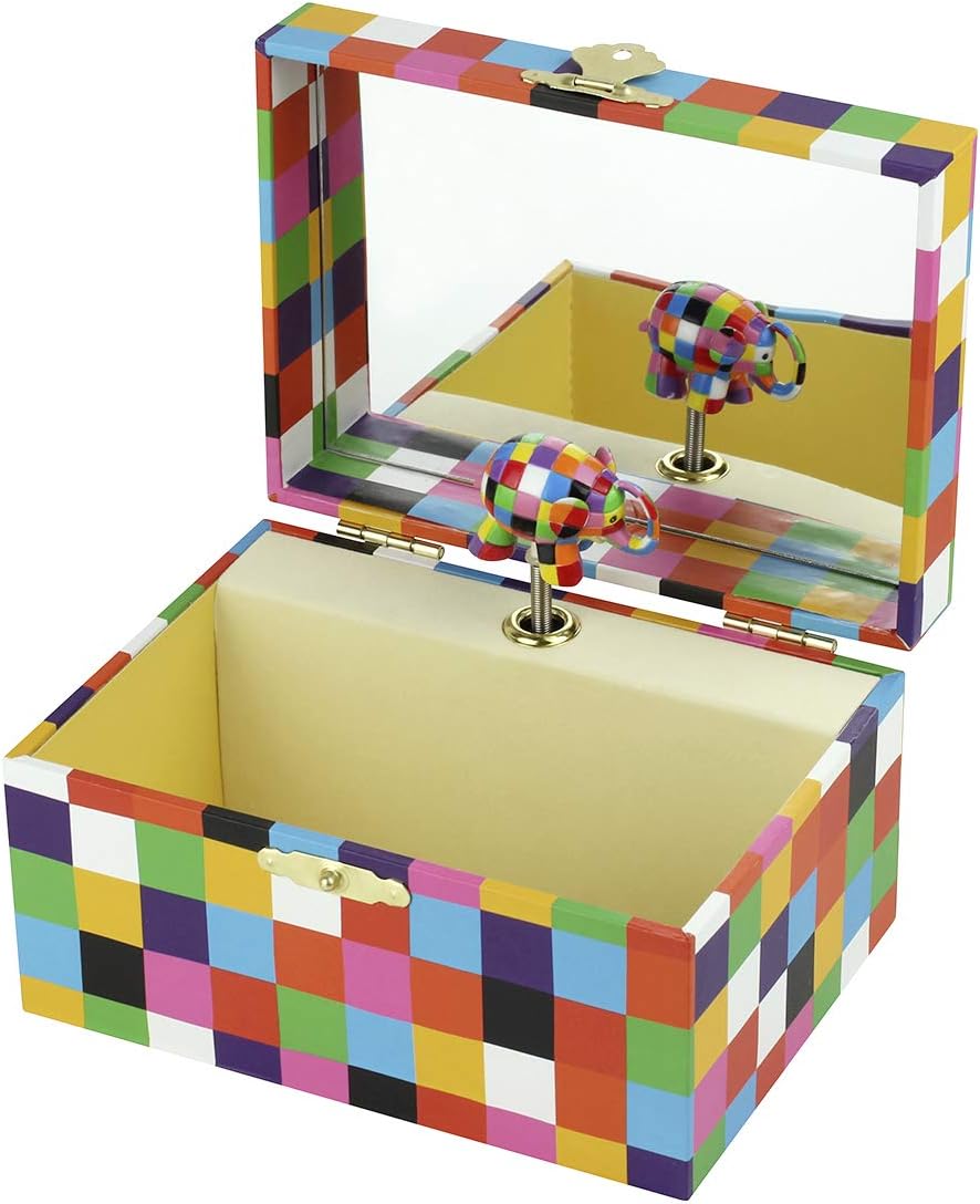 Trousselier - Caja de música, diseño Elmer (Trousselier S91064): Amazon.es: Bebé