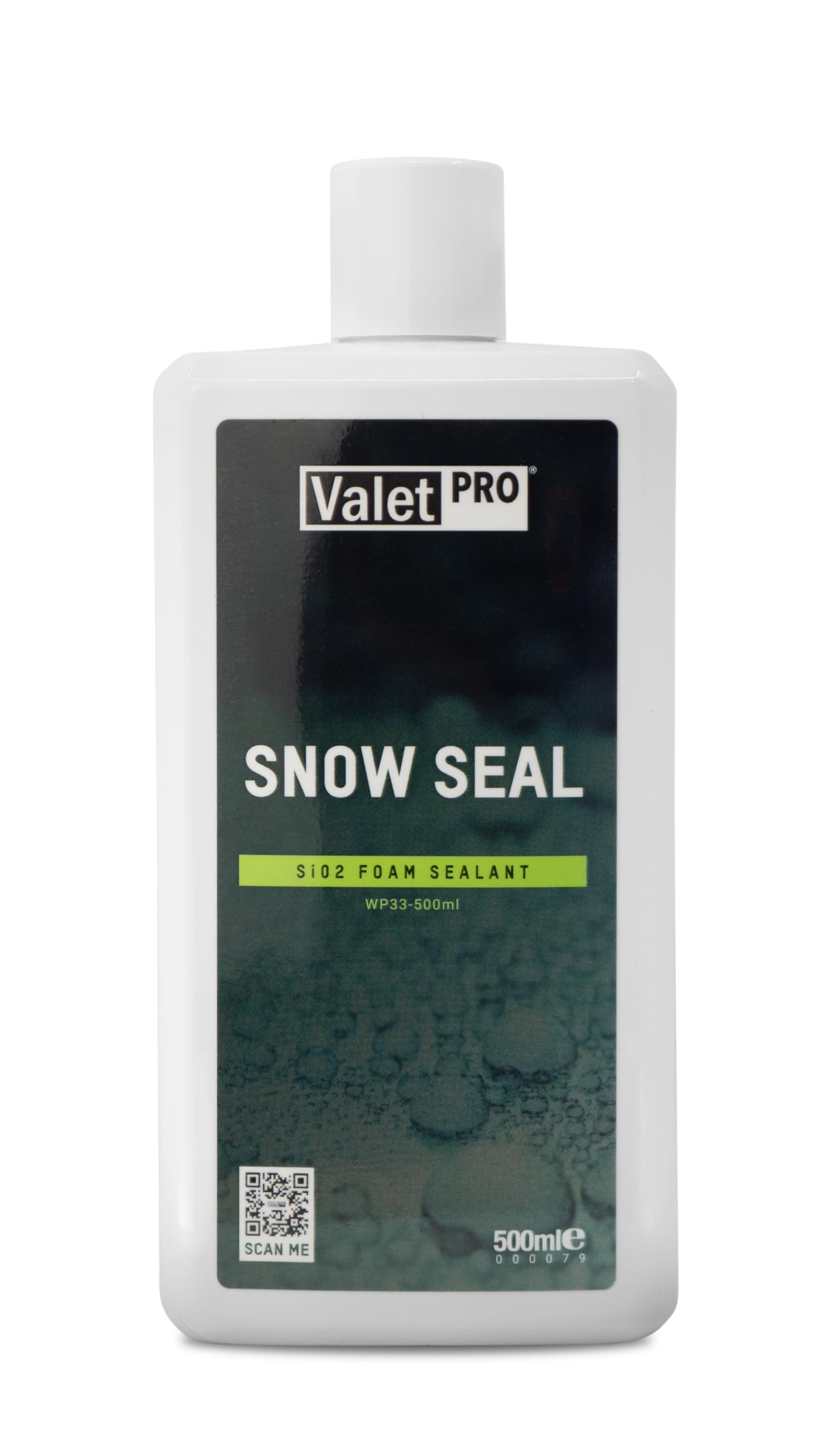 ValetPRO Snow Seal Hydrophobic Protector, High Gloss and Water Repellent Finish, Snow Foam Lance Application – 500ml