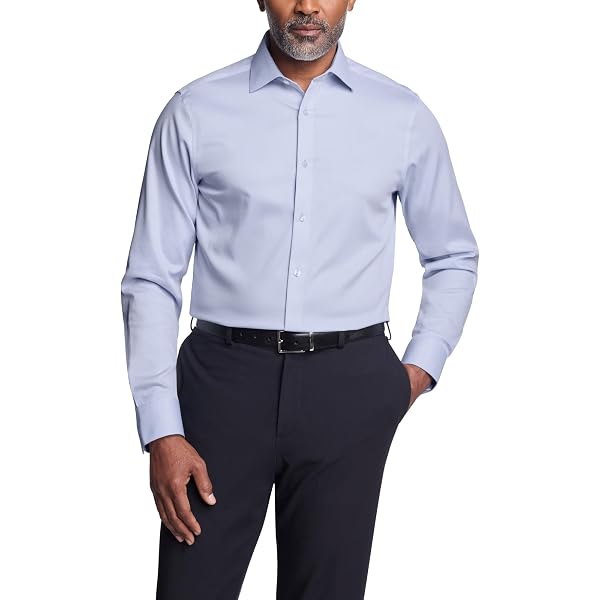 calvin klein tech active stretch dress shirt Calvin Klein Mens Active Performance Stretch Shirt, White XL 17-17.5 32/33