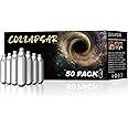 Whipped Cream Chargers N2O Nitrous Oxide 8-Gram Cartridge for Whipper Whipped Cream Dispenser (Packs of 50)