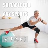 MAYKI Knee Support Brace with Patella Gel Pad Adjustable Straps view 7
