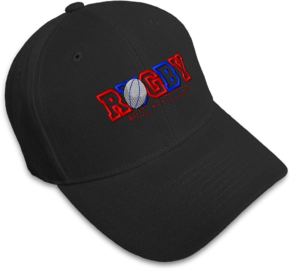 Baseball Cap Rugby Kid Embroidery Sports Acrylic Hats for Men & Women