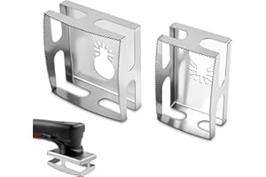 LUVRD Square Slot Cutter, Square & Rectangle Slot Cutter, 3 Pcs Socket Slot Cutter Carving, Drywall Square Cutter for Low-Voltage Electrical Boxes Mounting