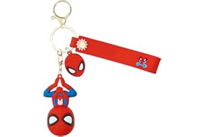 Nuahyaz Cartoon Keychain for Girls and Boys, Cute Keychains Accessories Keyring Key Wristlet Car Charms Backpack Key Chain