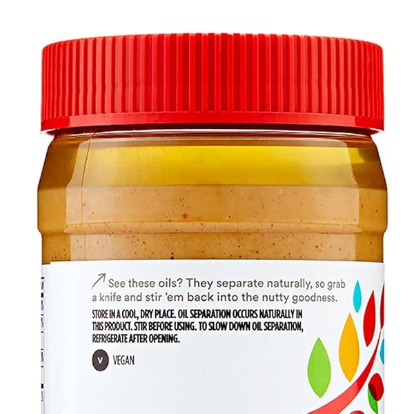 365 BY WHOLE FOODS MARKET, CREAMY PEANUT BUTTER, STIR AND ENJOY, 16 OUNCE