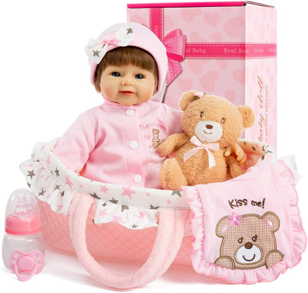 Kiki Doll collection Lifelike Reborn Baby Dolls 18 inch