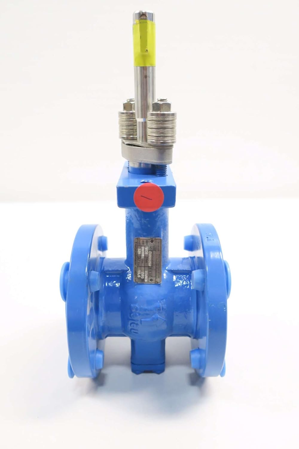NEW NELES JAMESBURY RECA1HDJJST 1 1 2 IN STEEL 150 FLANGED V BALL VALVE