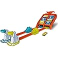 Hot Wheels Toy Car Track Set, Action Launch Across Challenge with 1:64 Scale Vehicle, Game-Style Competition, Single- or Multi-Player