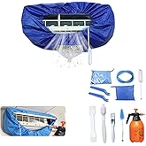 kikepilm 12pcs Heat Pump Cleaning Kit With 2l Water Bottle,Mini Split Heat Pump Cleaner, Wall Mount Mini Split Cleaning Kit(G