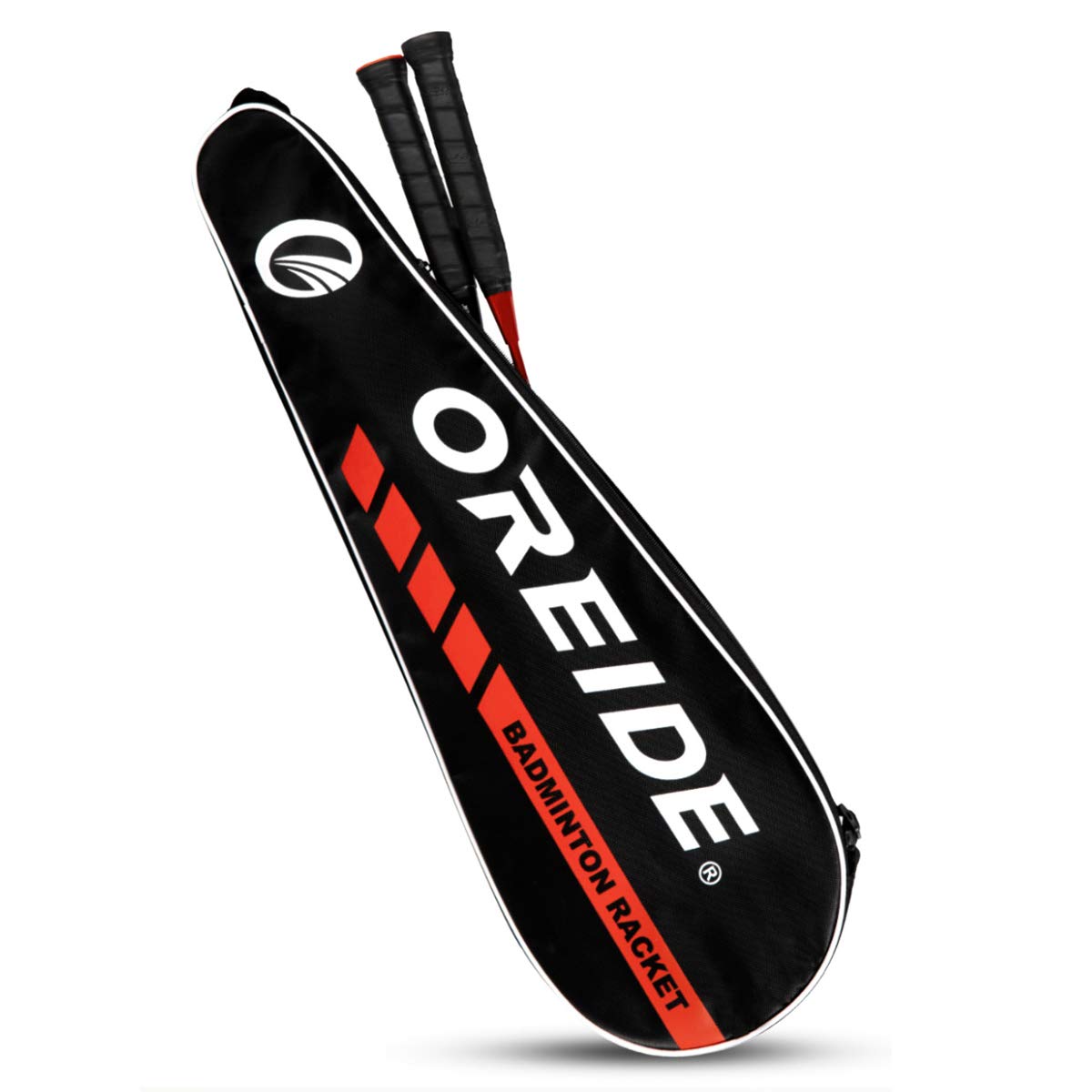 TINAYAUE Badminton Racket Bag Adjustable Single Shoulder Badminton Rackets Storage Bag Waterproof Oxford Cloth Protective Cover Portable Sports Equipment Carry Pouch