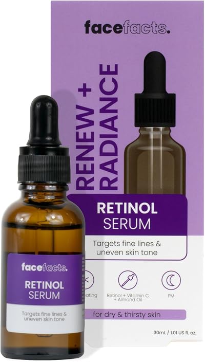 Face Facts Renewing Facial Night Serum with Retinol & Vitamin C 30ml