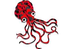 FLYERRART Flyonte Octopus Kite for Kids and Adults Easy to Fly Beautiful Animal Kite Children Interactive Toy Large Flying Toy for Outdoor Game Playing Beach Park of 1