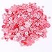 Swpeet 650 Pieces Assorted Sizes Resin Buttons 2 and 4 Holes Round Craft Buttons for Sewing DIY Crafts Children's Manual Button Painting (Pink)