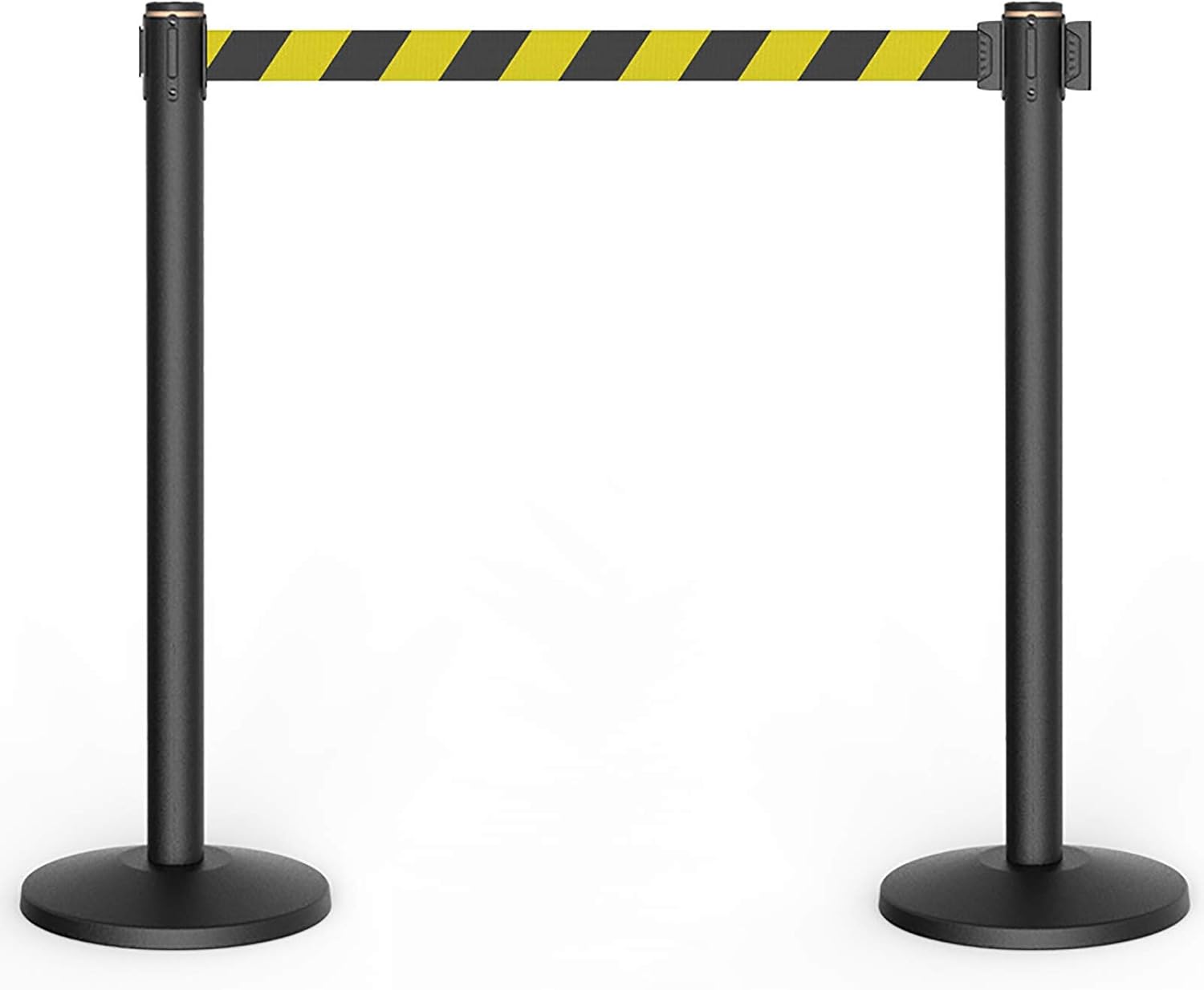 Sentry Stanchion, Retractable Belt Barriers, with Retractable Belt