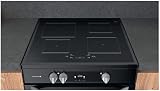 Hotpoint 60cm Double Oven Induction Electric Cooker Black view 3