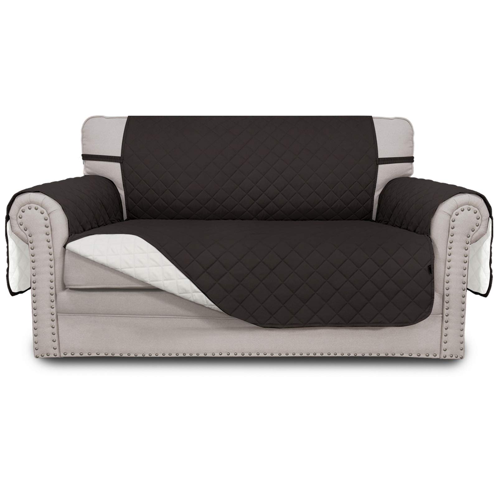 Easy-Going Reversible Loveseat Couch Cover for 2
