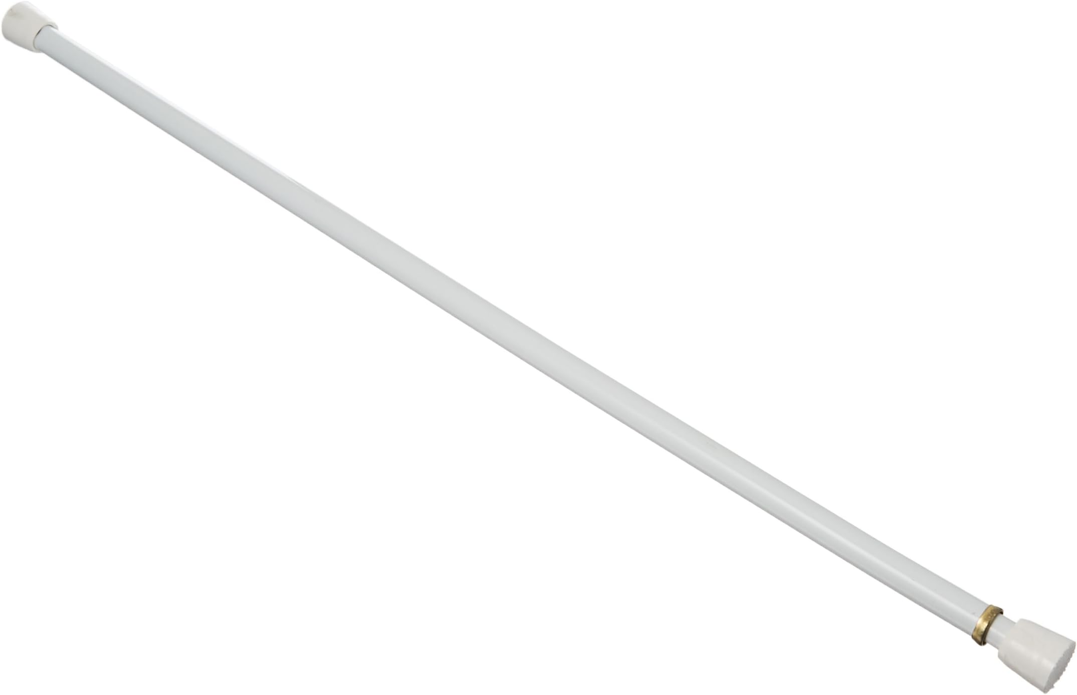 Levolor Round Spring Tension Rod Heavy Duty 18" - 28" 7/16" Dia. White