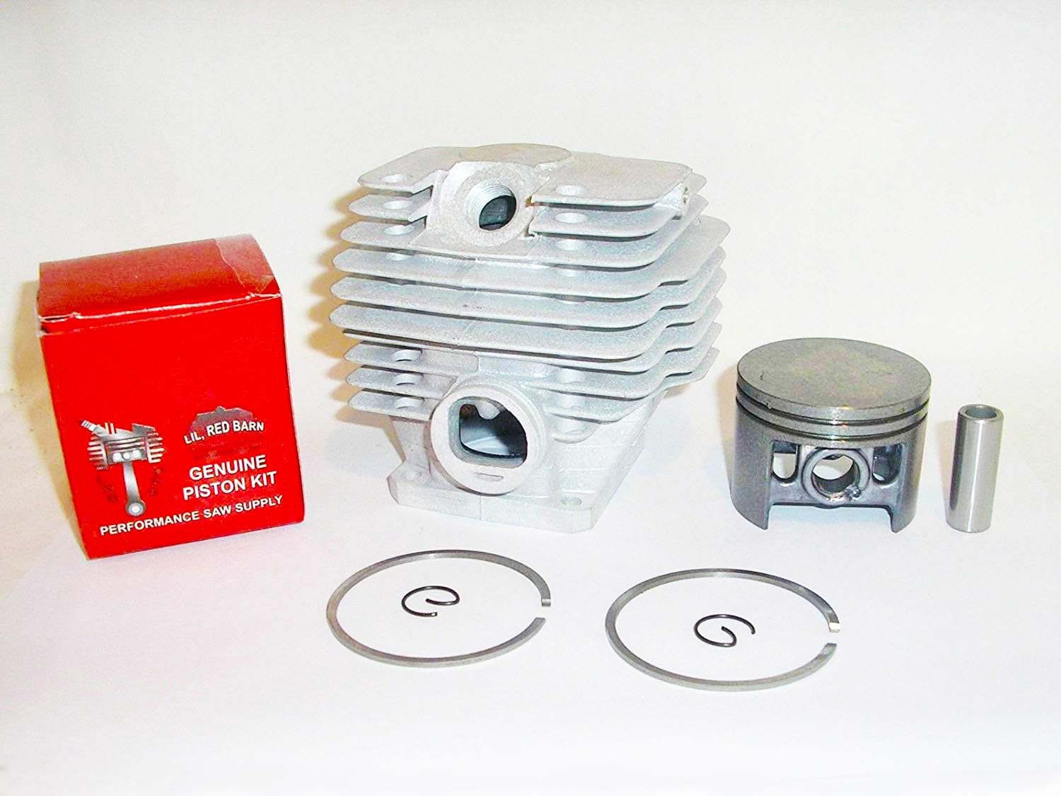 Lil Red BarnStihl 038 Magnum Piston & Cylinder Kit 52mm,Replaces Stihl Part # 1119-020-1202 Includes Exhaust and Cylinder Gasket Quality Tooling Ships from USA