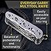 Multipurpose Multifunction Pocket Knife - Army Knife - Outdoor EDC Knives Folding - 13 Functions Swiss Knife - Grand Way 60016