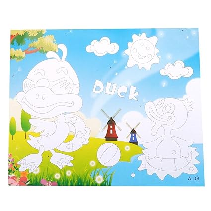 VIPECO Durable DIY Baby Animal 3D EVA Foam Sticker Puzzle Early Learning Education Toys Material: DIY