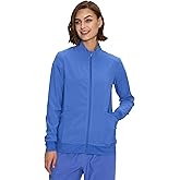 floralhue Scrub Jackets for Women, Zip Front Medical Jacket, Nurse Coats