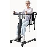 CQmuniu Patient Lift Transfer Chair,Adjustable Height Lift Chair,Electric Lift Assist Devices for Home &amp; Car, Portable Transport Wheelchair for Seniors &amp; Disabled,YW07