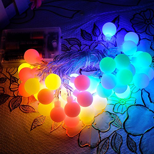 Teqin 40led battery powered ball fairy starry light glo…