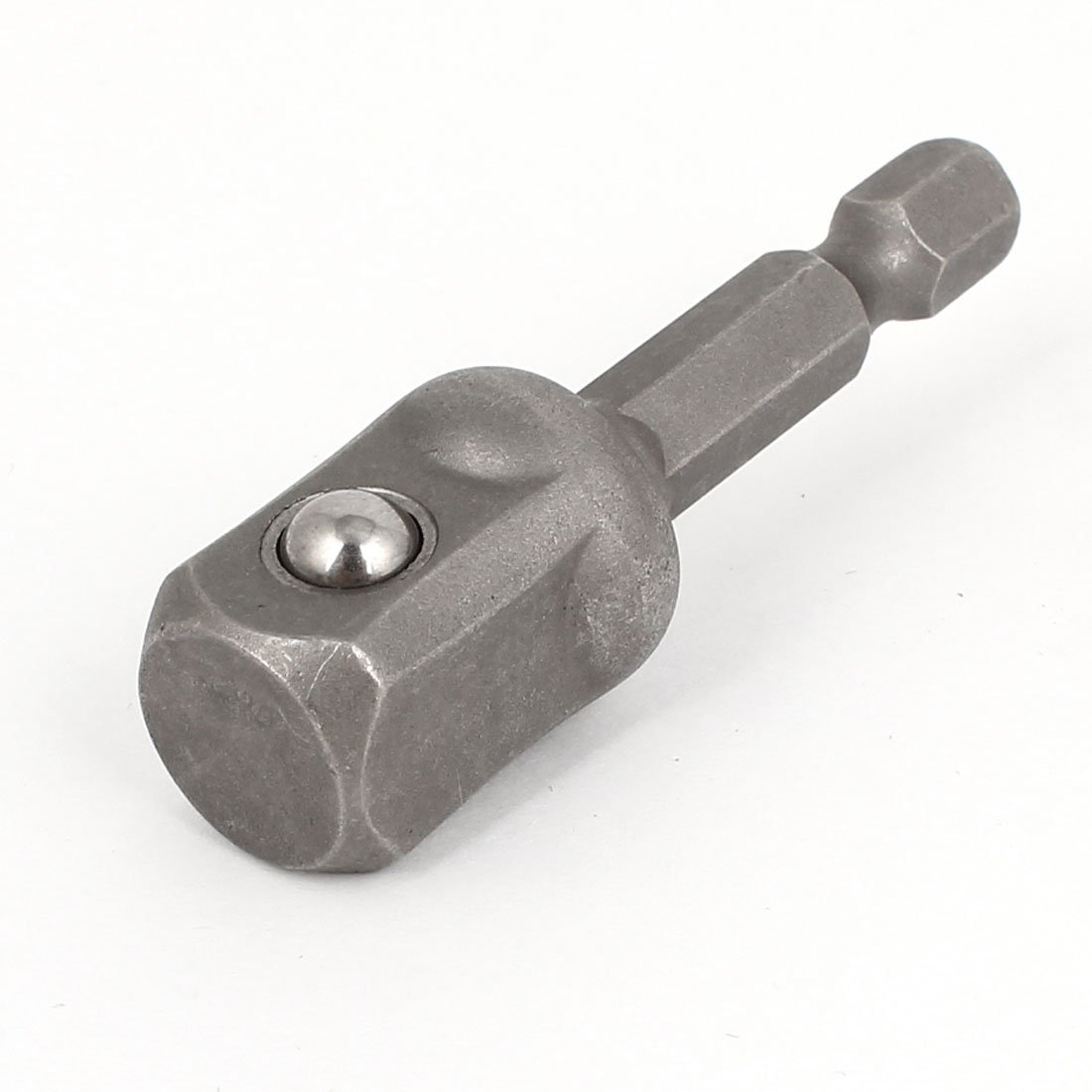 Sourcingmap Socket Adapter Adaptor Set 1/4" Hex Shank to 1/2" Impact Driver Drill