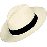 Gamboa Original Panama Hat for Men and Women Fedora Straw Summer Beach Sun Hat Protection UV UPF50+