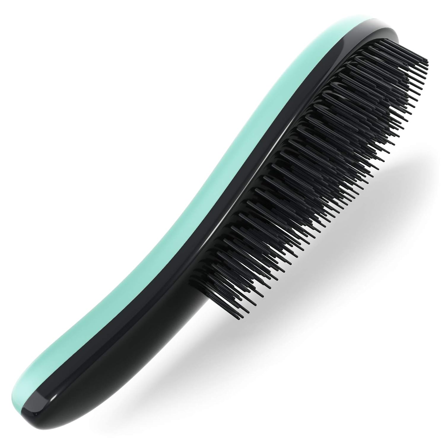 Crave Naturals Glide Thru Detangling Brush for Adults & Kids Hair - Detangler Comb & Hair Brush for Natural, Curly, Straight, Wet or Dry Hair (TURQUOISE): Beauty