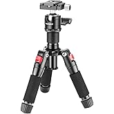 NEEWER Portable Desktop Mini Tripod Aluminum Alloy 20''/ 50cm Desk Tripod with 360 Degree Ball Head, 1/4 inch Quick Shoe Plat