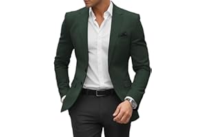 SHUZHXLZANGY Mens Blazers and Sport Coats Slim Fit Jackets for Men Casual Blazer Suit Formal Business