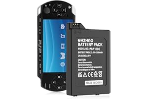 OHZHAO Rechargeable PSP 1000 Battery 4200mAh, 2024 New Upgrade High Capacity 3.6V Battery, Suitable for Sony PSP 1000 (1001, 1002, 1003, 1004, 1005, 1006, 1007, 1008, 1010), PSP Fat etc