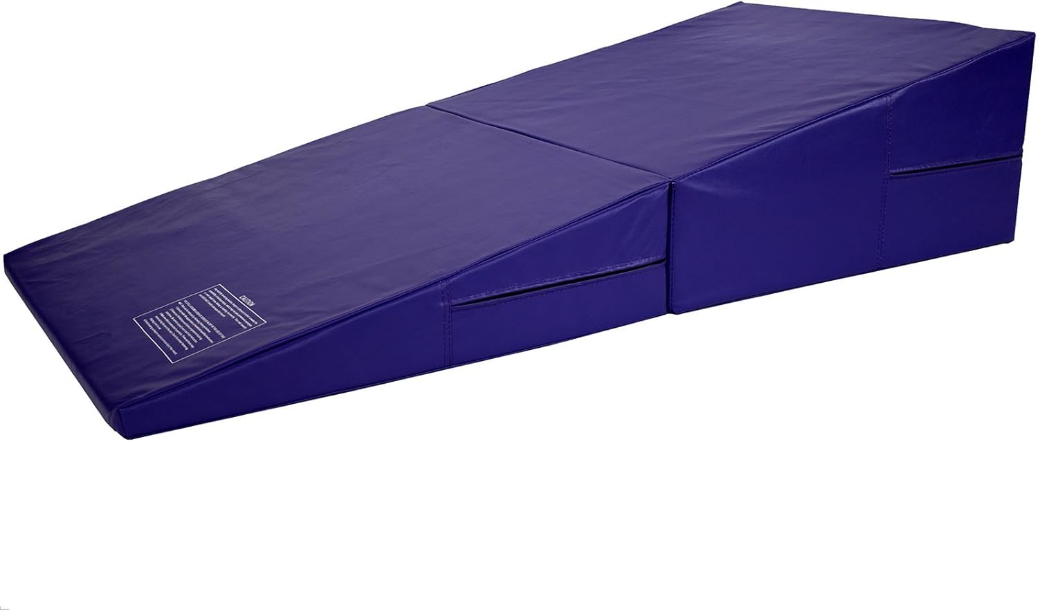 Purple Folding Incline Gymnastics Mat Training Foam Triangle Tumbling